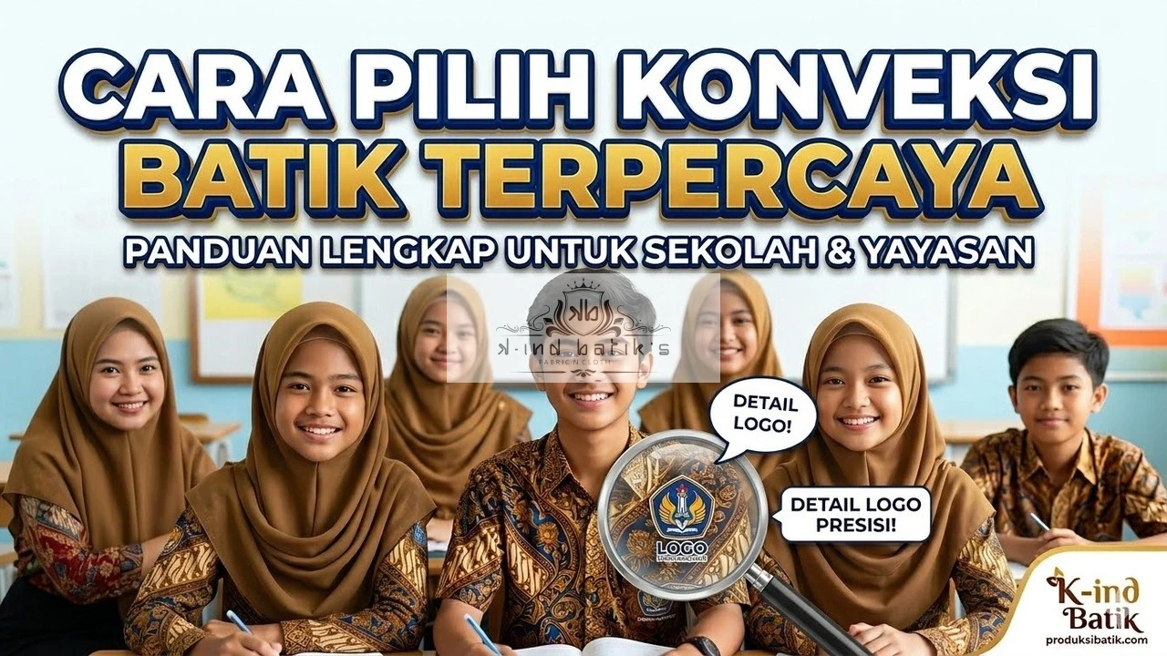 Panduan Lengkap Memilih Konveksi Seragam Batik Sekolah Terbaik